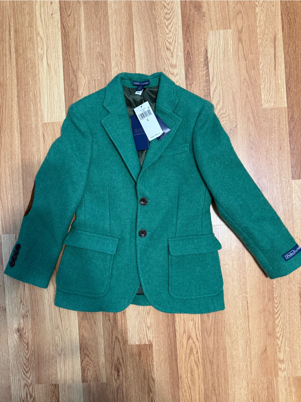 Ralph Lauren Green Wool Blend Blazer